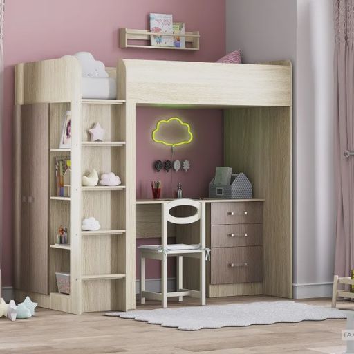 Кровать-чердак «Теремок-3»